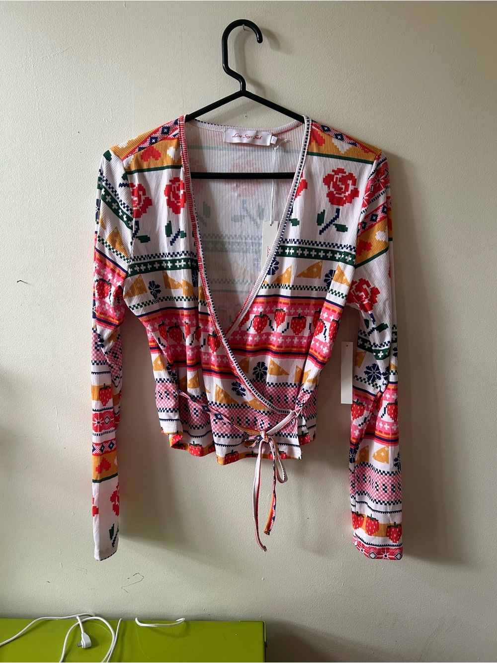 lisa says gah wrap top
